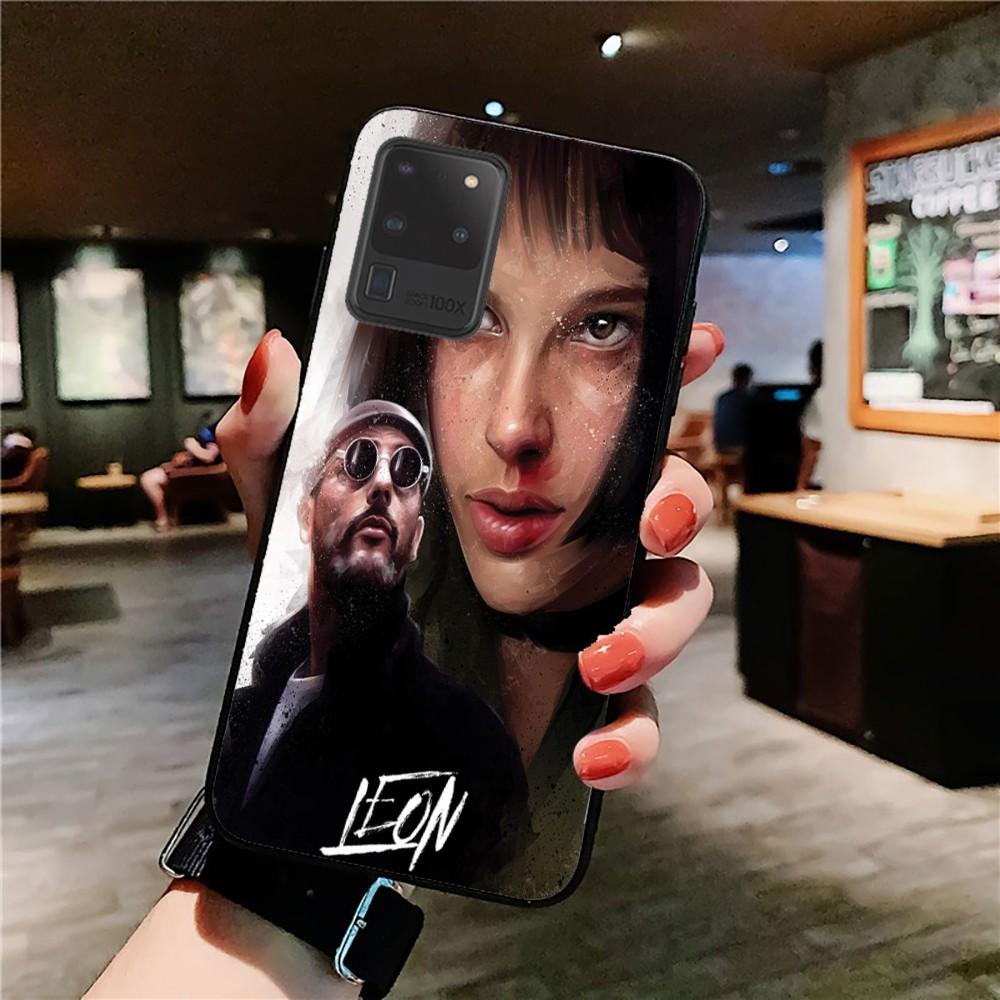 

Leon The Professional Phone Case For Samsung S 9 10 20 21 22 23 30 23 24 plus lite Ultra FE S10lite Fundas Samsung S10 Plus