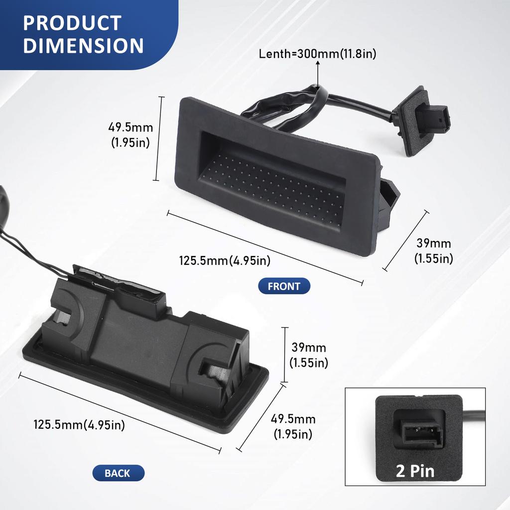 6240325  13223919 6240398 Black ABS Tailgate Switch Opening Button High Quality Car Accessories For Opel Astra H GTC L08