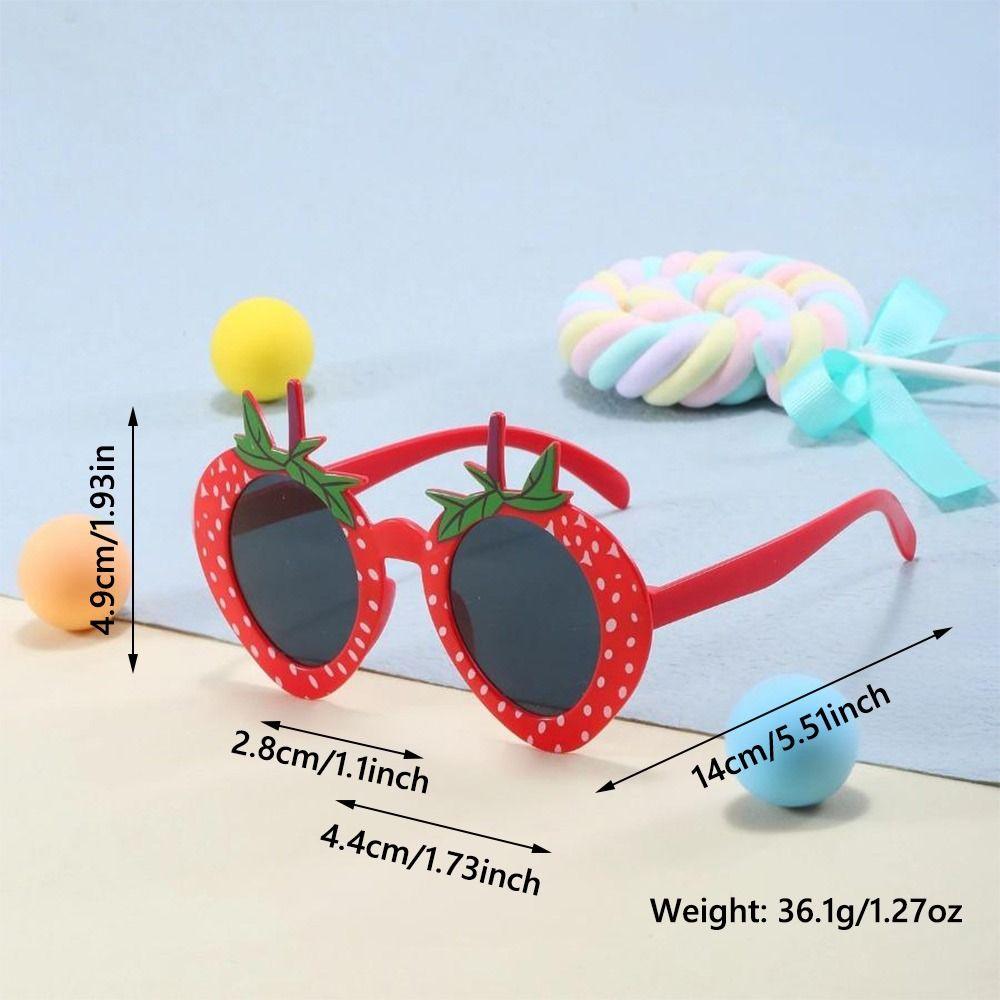 Trendy Luau Party Props Fruit Design Beach Photo Glasses for Women & Men