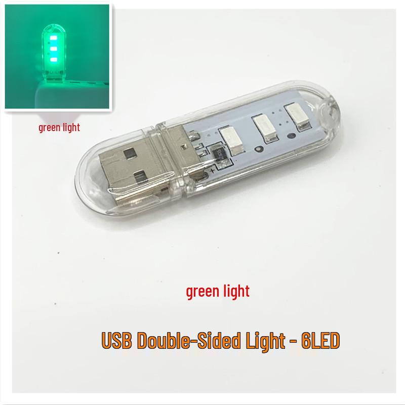 5V USB LED Night Light - Portable Flash Drive Style for Bedroom, Camping, or Stalls