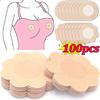 100/50/40/30/20/10Pcs Cloth Nipple Cover Teat Hide Women Nipple Pasties Piece Breast Petals Invisible Bra Padding Chest Sticker Patch Covers