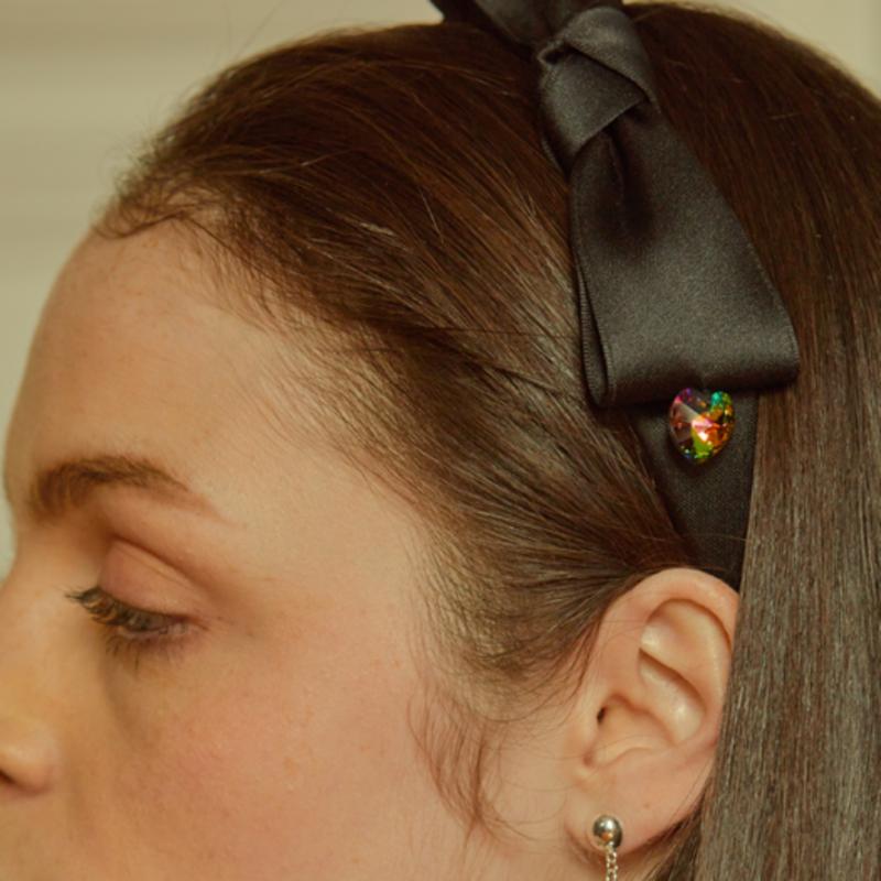 

Солнцезащитный козырек Alice Heart с лентой для волос BLACK_FREE