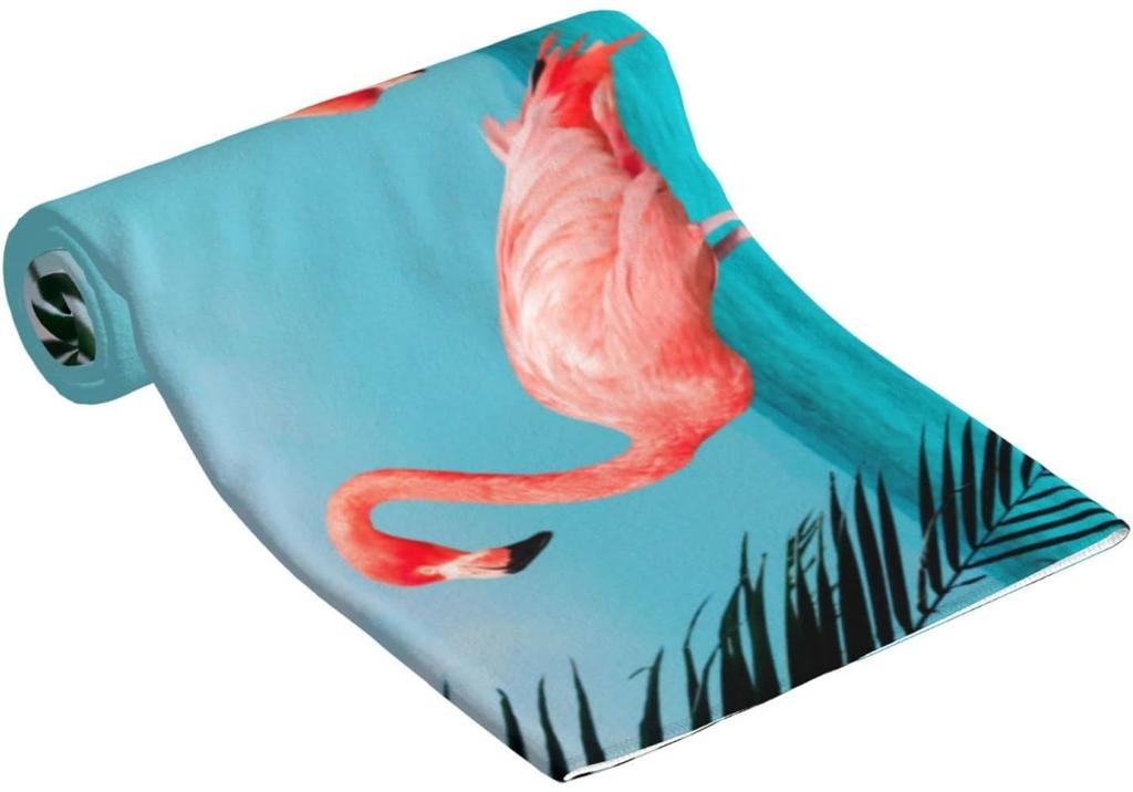 Cute Flamingos Beach Towel for Family stuffs friends Gifts Quick-Dry For Bath Yoga Tourism Beach GYM Camping Swimming towels