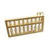 Brass Mini Abacus Keychain Car Key Hanging Accessory Bag Decorative Accessory