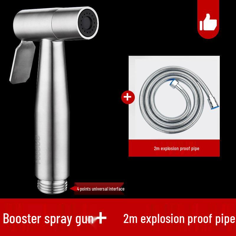High-Pressure 304 Stainless Steel Bidet and Toilet Sprayer Set