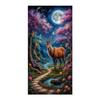 Large Size Diamond Painting Moon Forest Deer Diy Full Square Round Drill Rhinestone Embroidery Animals Mosaic Cross Stitch Kits Wall Decor