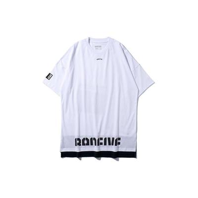 Li Ning Badfive Basketball Series Loose Knit Short Sleeve T-Shirt Men Tops White AHSP087-3