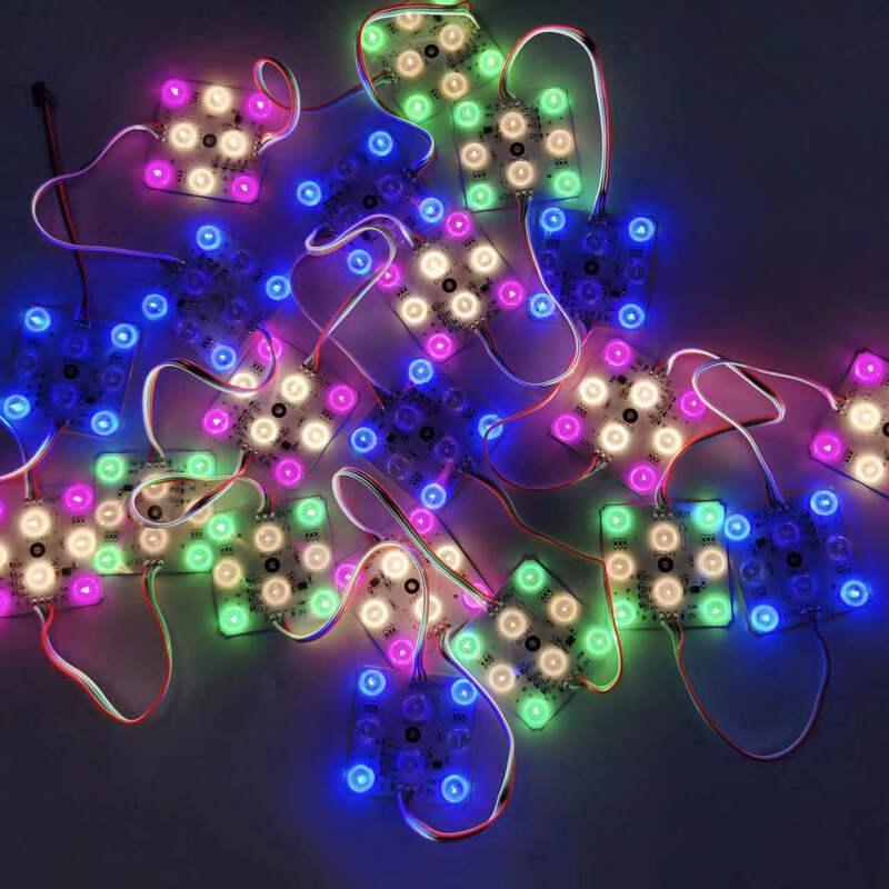 OEING 24V RGBW 8-LED Full Color Light Block Module