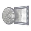 Pack of 2 Hair Catcher Drain Cover 5inch Rustless Construction Sink Catches Standard Fit for Sink Tub Shower Applications