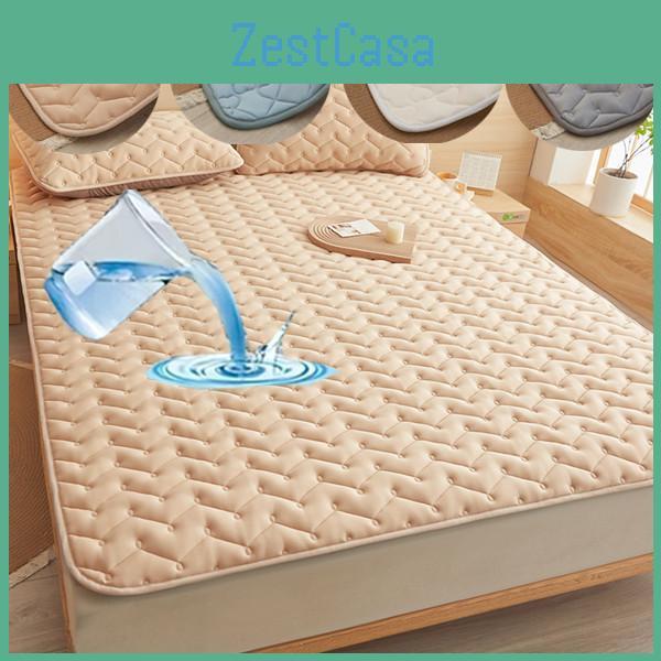 Waterproof Nonslip Pad Mattress Antimite Bedspread Fold Tatami Bedroom Hotel Sleeping Mattress Cotton Bedspread Bedding Mat No Pillowcase