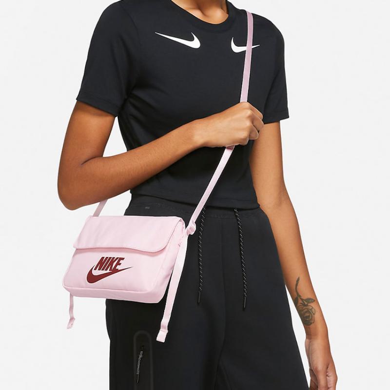 Nike Fabric Shoulder Bag Crossbody Bag Regular Women's Foam Pink Casual CW9300-663