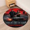 Supernatural Printed Round Rug Carpet Chair Rug Area Rug Entryway Doormats,for Office Chair Living Room Bedroom Kitchen Room.