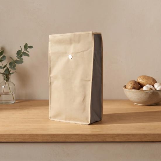 Home Kitchen Storage Supplies Reusable Self Sealing Potato Onion Bags, Light Blocking Bag with Side Blackout Bags for Root Vegetables