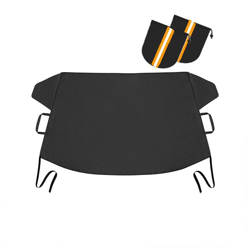 Car Windshield Cover Front Windscreen Snow Ice Shield Cover Sunshade Waterproof Protector Cover Universal Car Sun Frost Cover