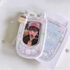 Cartoon Kpop Photocard Holder Camera Mobile Phone Shaped Idol Photocard Binder 3Inch Photo Storage Case Protection Cover
