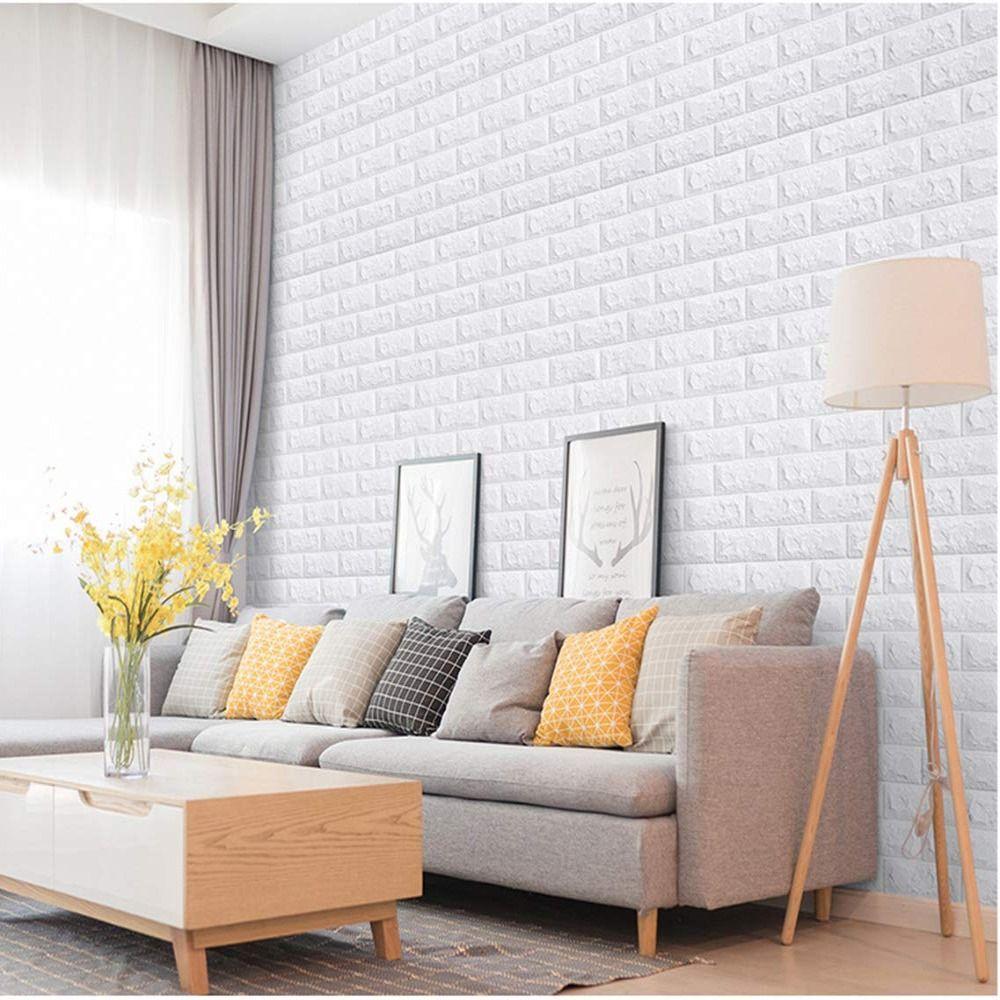 Foam Wall Sticker Self-Adhesive Brick Wallpaper DIY Wallpaper Roll  Background Wall