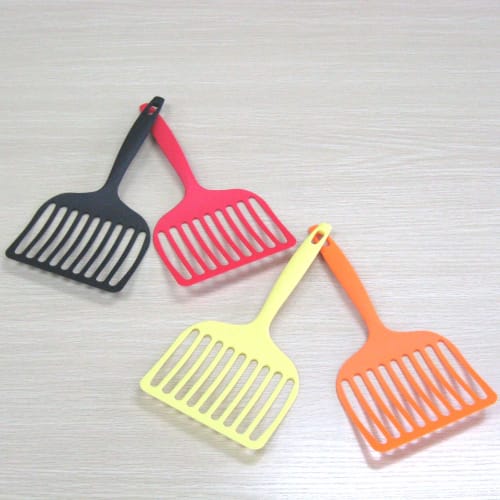 Nagao Tsubame-Sanjo Okonomiyaki Spatula, Large, 2-Piece Set, 66 Nylon, Black, Made In Japan
