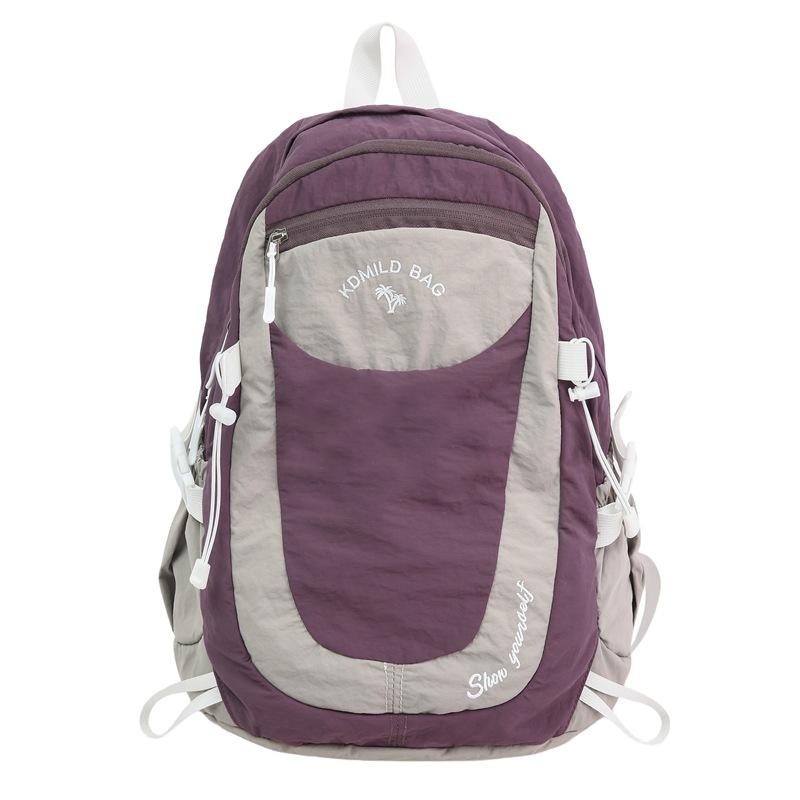 Schoolbag Mori storage and going out new backpack contrasting color splicing sports backpack couple mountaineering travel outdoor leisure bag