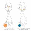 Mini Reusable Volcanic Stone Facial Roller Natural Skin Care Oil Control T Zone Makeup Tool