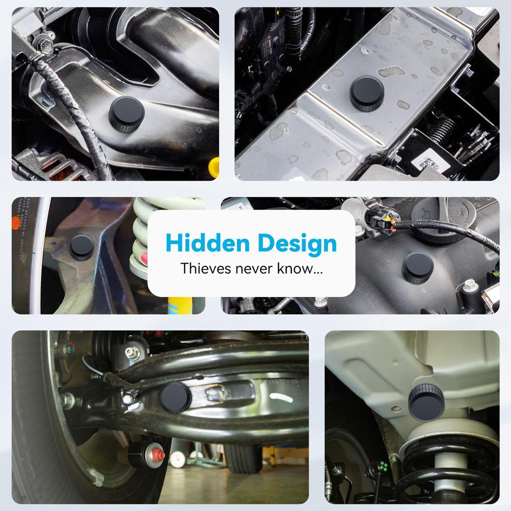 Ultra Strong Case For AirTag Waterproof Shockproof Magnetic Hidden Tracking Protective Cover for Car Bike Truck Motorcycle