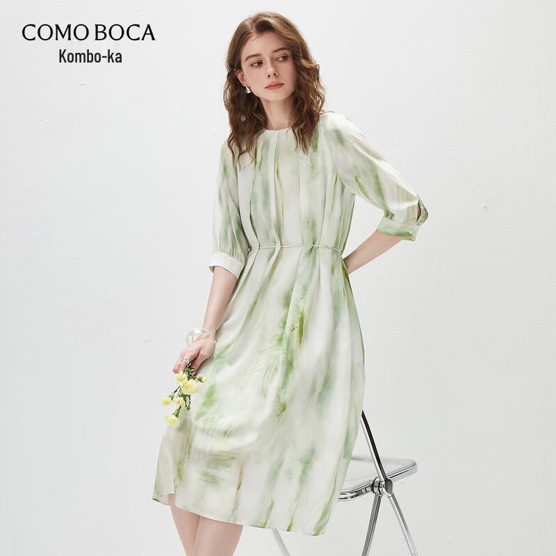 Kemeng Boca Women s Silk A-Line Dress M