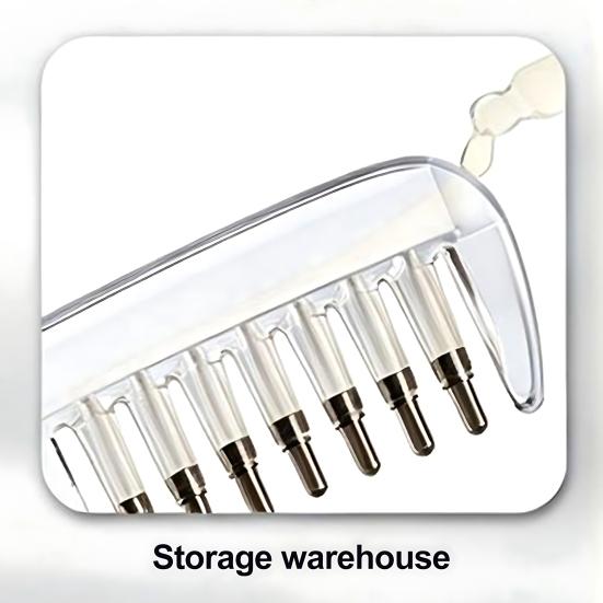 Women Hair Oil Applicator Comb, Refillable Scalp for Growth & Essence Massage, Minoxidil Roller Ball Comb Men