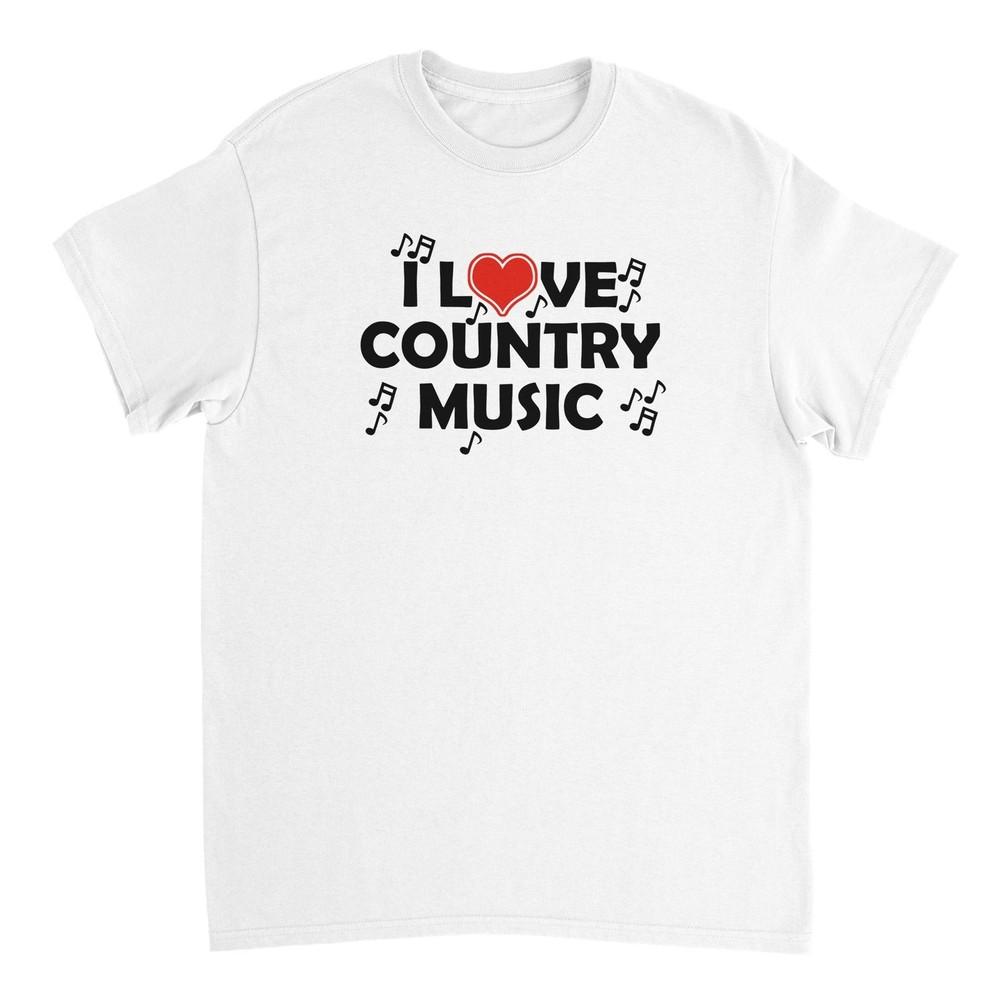 I Love Country Music T-shirt Unisex T-Shirt XL