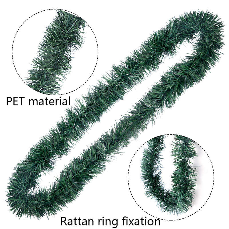 DIY Decor Hanging Ornaments 1PC Rattan Christmas Rattan Christmas Tree Christmas