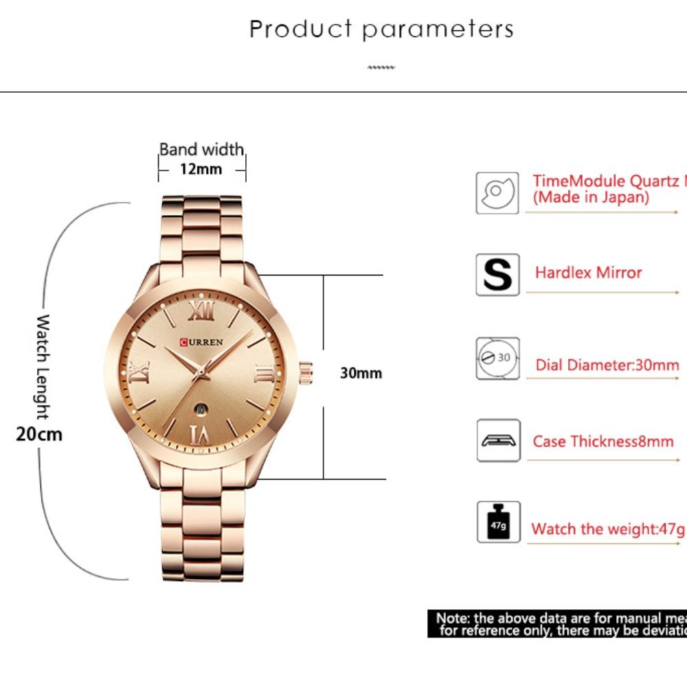 CURREN Women's Watch Women's Watch Quartz Fashion Watch Women