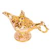 Retro Arabian Lamp Zinc Alloy Home Party Tabletop Exquisite Carved Legend Wishing Light Props
