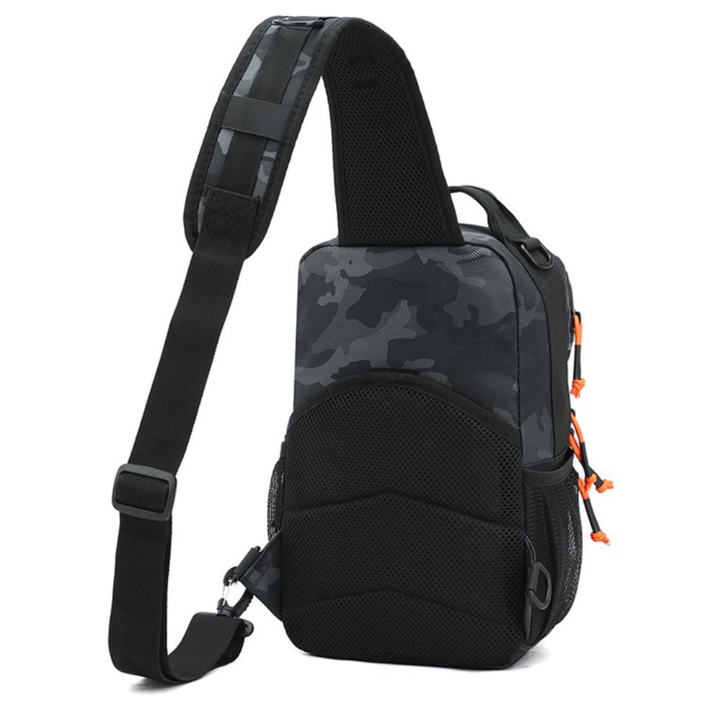 Crossbody Bag Unisex Nylon Multi Pocket Fishing Outdoor