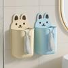 Wall Mounted Tissue Box Napkin Container Bathroom Adhesive Dispenser Organizer