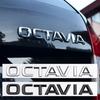 1 Stück 3D ABS Octavia Auto Buchstaben Heckklappe Aufkleber Emblem Abzeichen Aufkleber Auto Styling Für MK3 MK4 A5 A7 Auto Zubehör