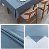Waterproof And Oil-proof Tablecloth, No-wash And Heat-resistant, Solid Color Rectangular Desk, Coffee Table, Tablecloth, Pvc Table Mat.