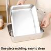 3pcs Stainless Steel Food Containers Leakproof Stackable With Clear Lids For Camping Home & Meal Prep