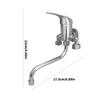 Durable Kitchen Water Mixer Single Hole Kitchen Faucet Conveniently Adjust Water Temperature to Suit Your Needs Durable