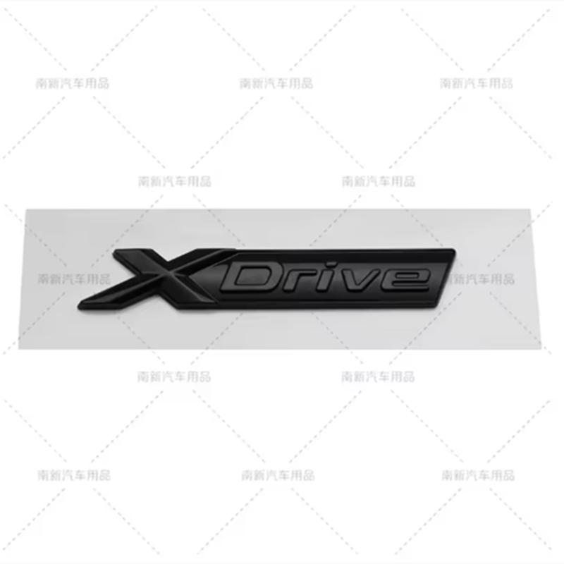 ABS Car XDrive SDrive Logo Emblem Badge Rear Boot Trunk Sticker Side Fender Decals For BMW 3 4 5 6 7 Series X1 X3 X5 X6 M3