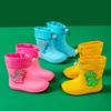 Waterproof Children's Rain Shoes Cartoon Boys and Girls Baby Shoes Overshoes Medium and Large Children's Non-slip Bundle Rain Boots Lightweight