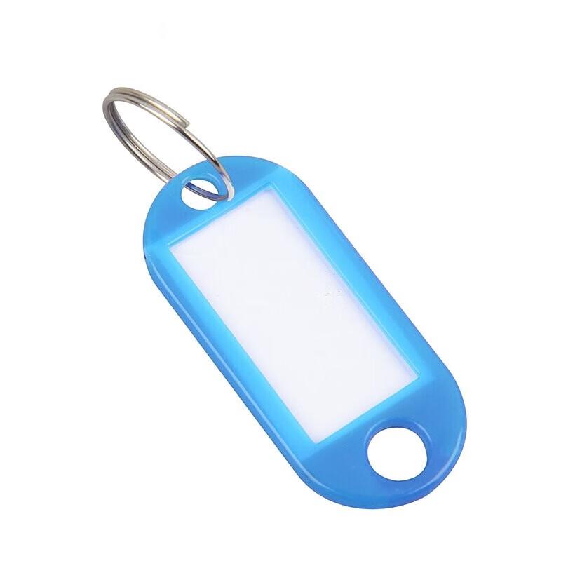 Haogongbang Färgglada Plastnyckelringar (100-pack)