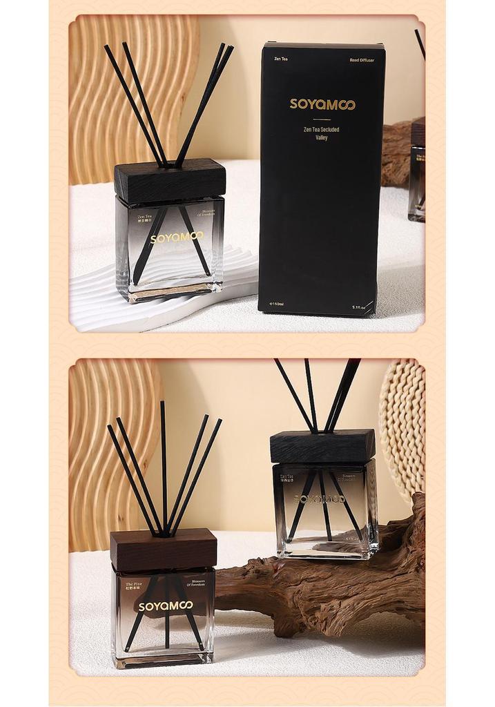 Wilderness Super Fang Flameless Aroma Diffuser: Long-Lasting Hotel Air Freshener with Rattan Sticks & Essential Oils