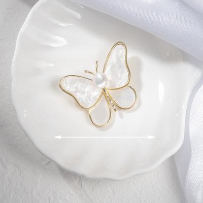 Butterfly Brooch for Women High-end and Elegant High Appearance Level Cardigan Niche Sweater Versatile Fixed Clothes Pin