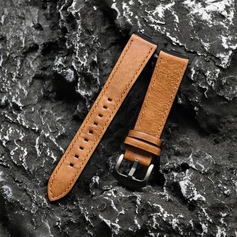 Leather Strap for Samsung Galaxy Watch 8 Ultra2 Quick Release Band for Samsung Galaxy 8 Classic