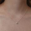 (Silver 925) Angel Knot Heart Necklace NZ2164
