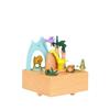 Dinosaur Land Music Boxes, Wooden Crafts, City In the Sky, Home Ornaments Decoration, Christmas, New Year's, Birthday Gifts