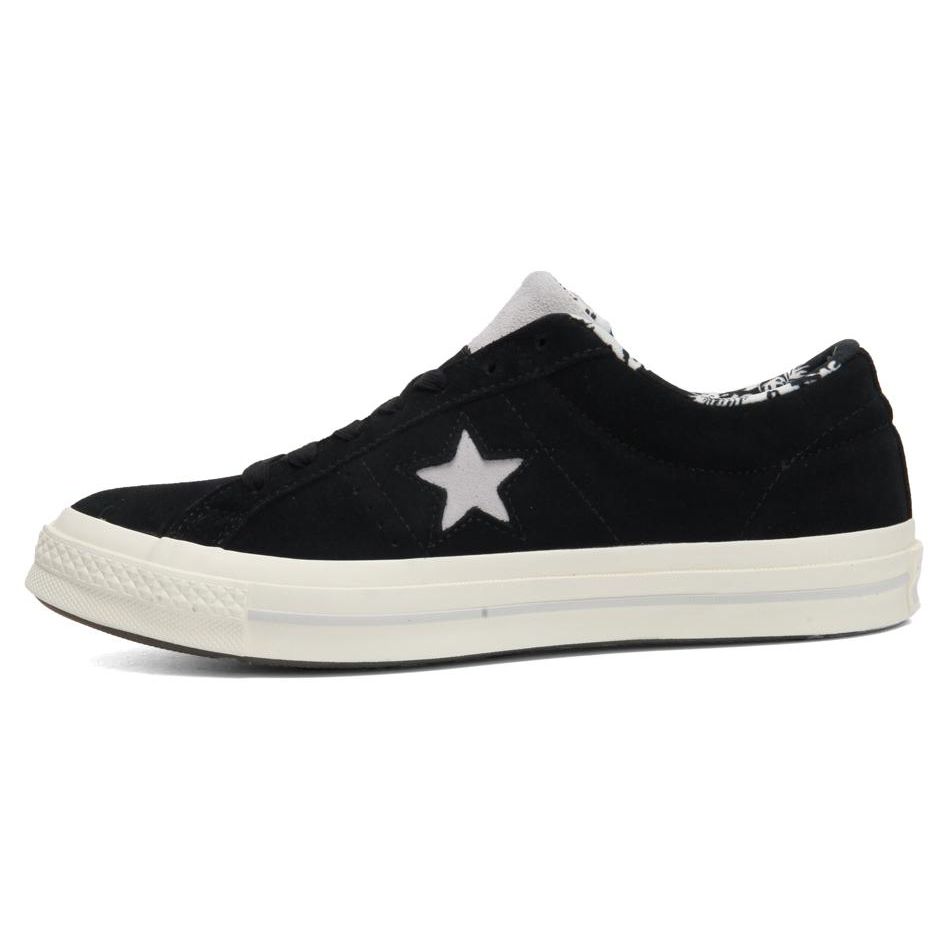 

Черные кроссовки унисекс Converse One Star Low Tropical Mouse Egret 160584C