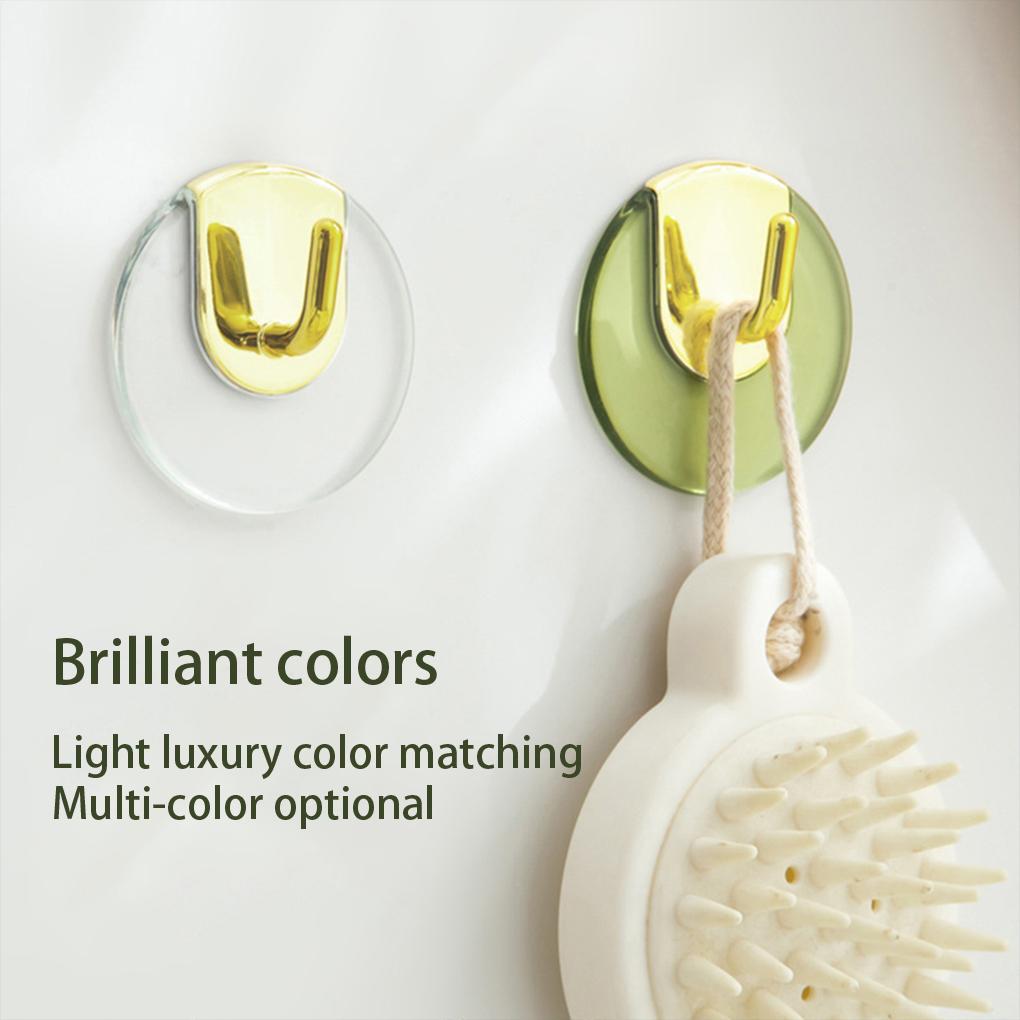 4 Stück Mehrzweckhaken Selbstklebender Wandhänger Kleidung Handtasche Schlüsselhaken Stanzfreies Regal Starke Tragkraft Heimaufbewahrung