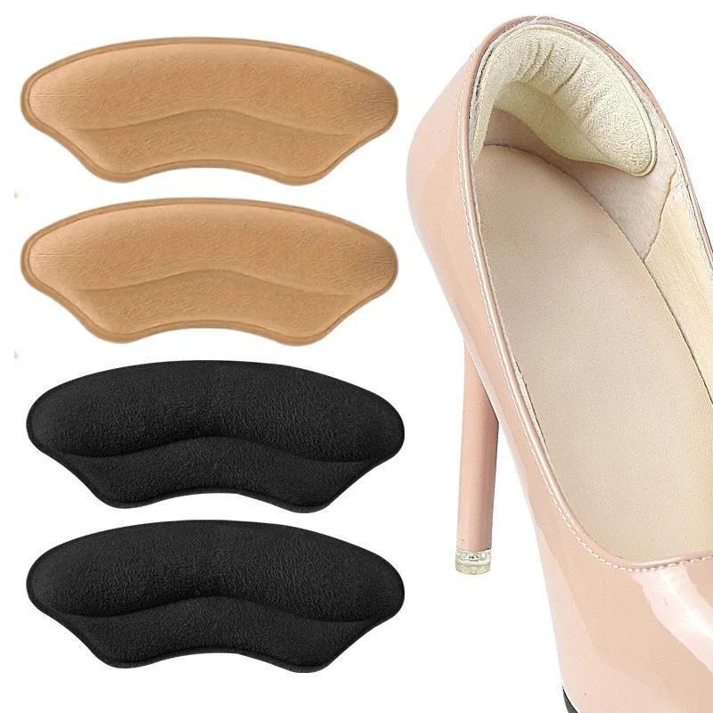 Self-Adhesive Heel Grips Pads for Shoes Anti-Slip Inserts for Loose Shoes Comfort Fit Cushion Back of Heel Protectors