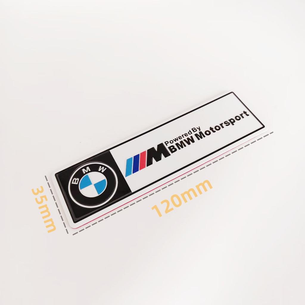 QSC24 Luxury Metal Sport Car Fender Tail Emblem Badge Sticker for BMW M Series Compatible with E46 E39 E90 E60 E36 E30 E34 F30 F10 F20
