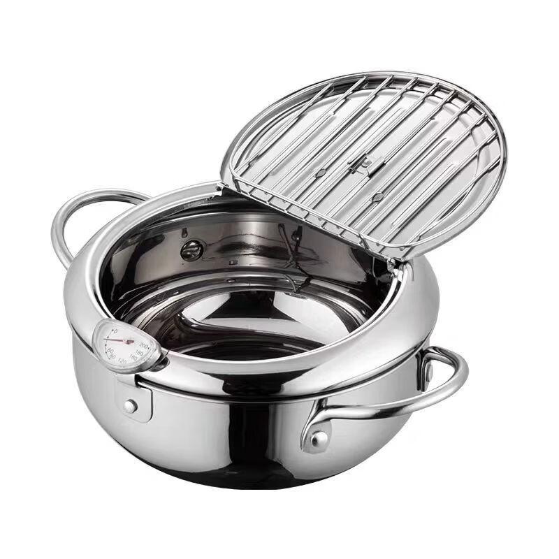 

Stainless Steel Deep Fryer with Thermometer