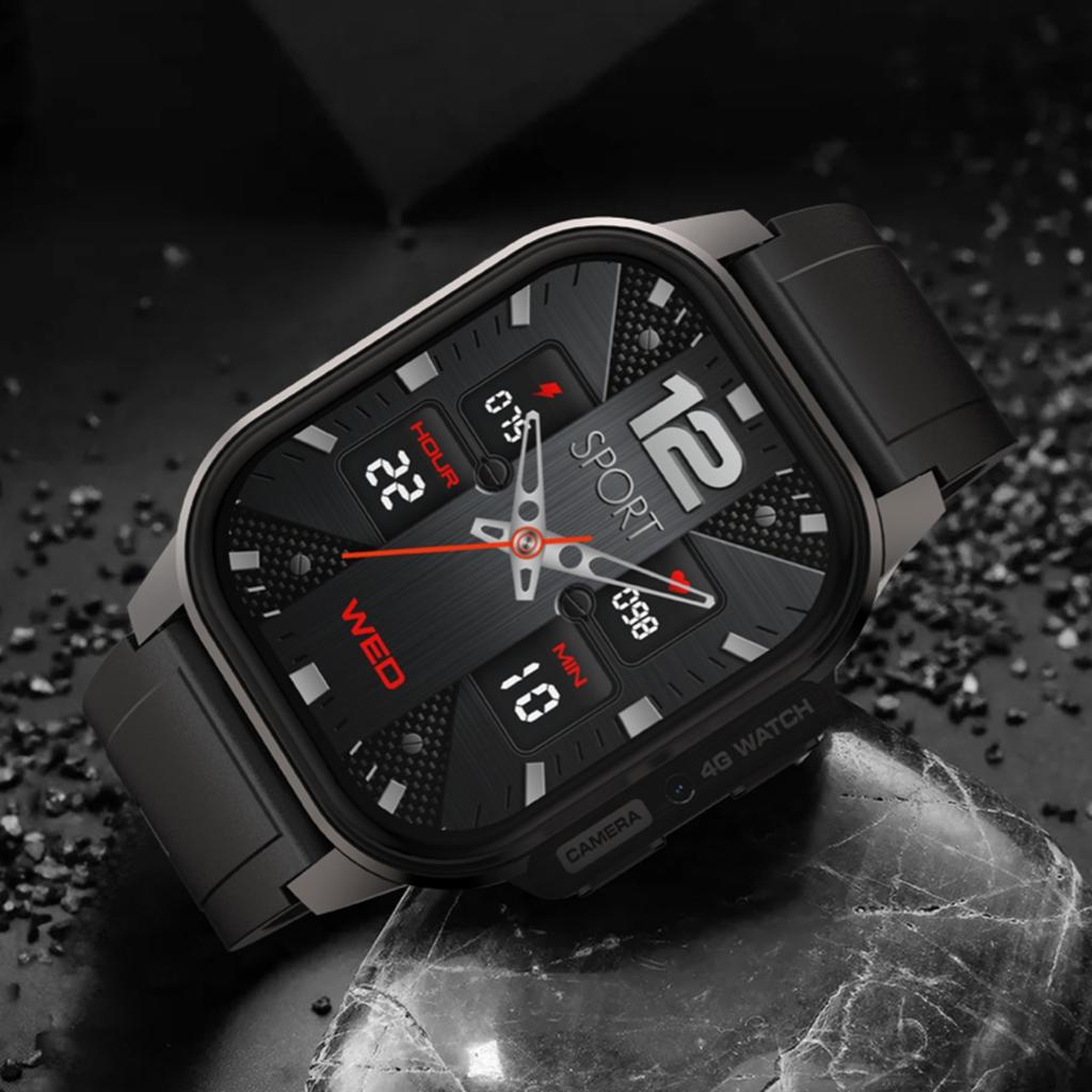Rainbuvvy DM62 4G chytré hodinky 2,13 palcový AMOLED HD displej Android 8,1 2GB RAM 16G ROM Podpora SIM Wifi Kamera Sportovní hodinky